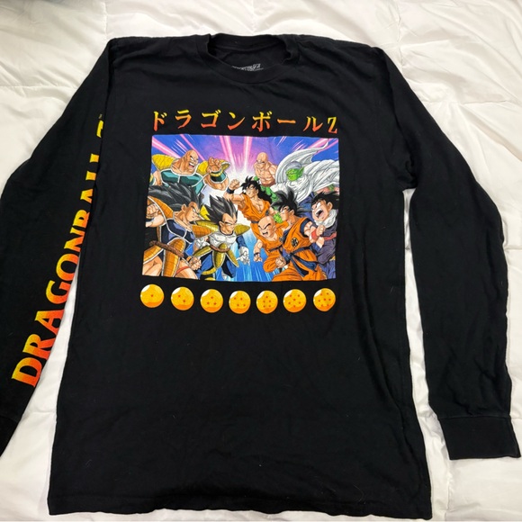 Dragon Ball Z Black Long Sleeve Tee - Picture 1 of 3